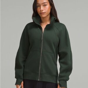 lululemon athletica Dark Green Zip-Up Hoodie